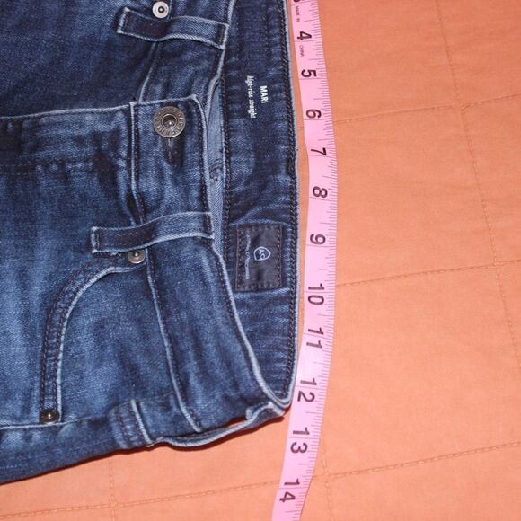 Adriano Goldschmield Mari High rise Straight Jeans Women Size 25 - Picture 10 of 12